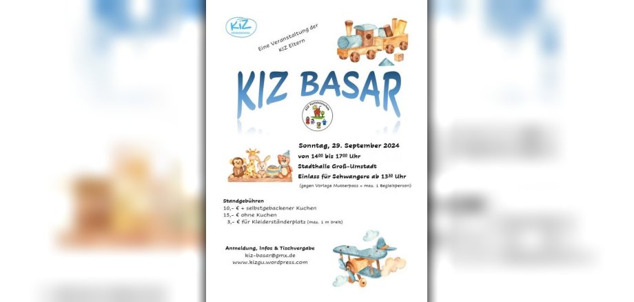 KIZ Basar Plakat